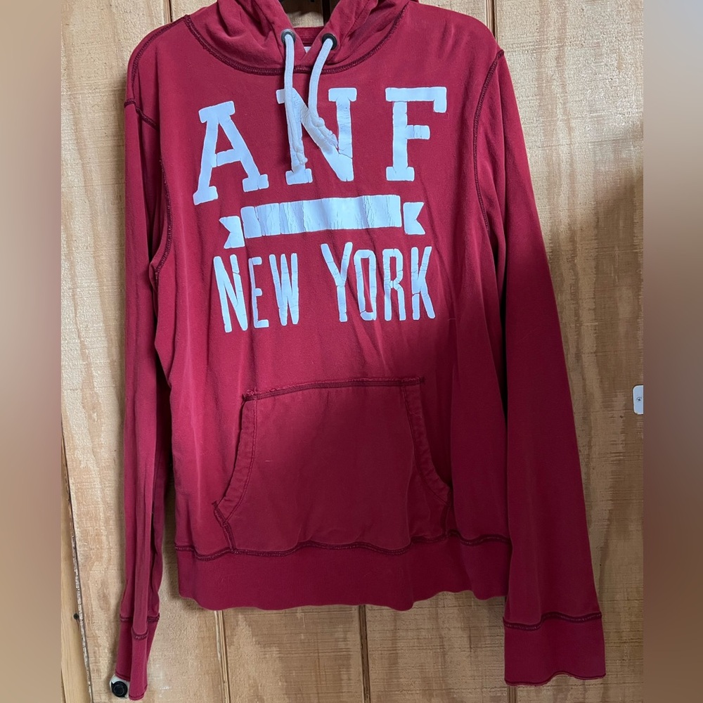 Abercrombie & Fitch Red Hoodie